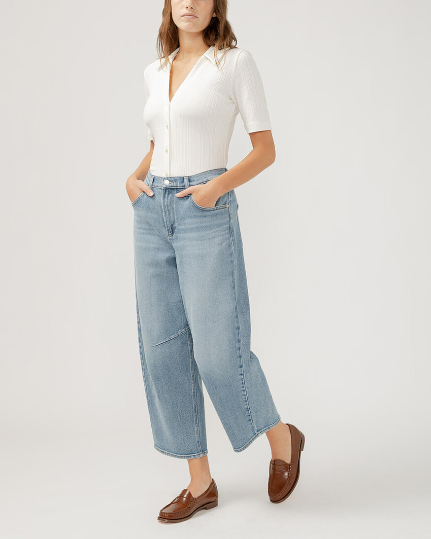 Silver Jeans - For Us HR Barrel Leg