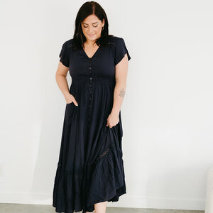 Papillon Pola Solid Maxi Dress