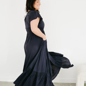 Papillon Pola Solid Maxi Dress