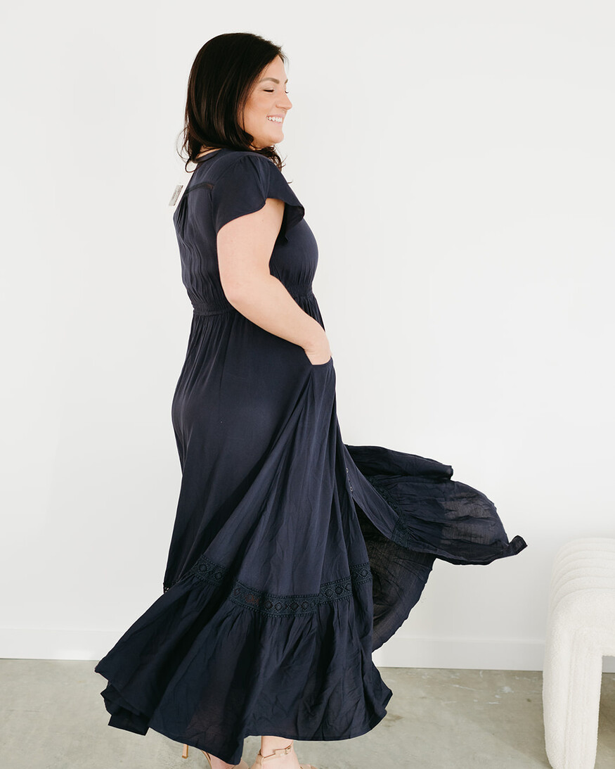 Papillon Pola Solid Maxi Dress