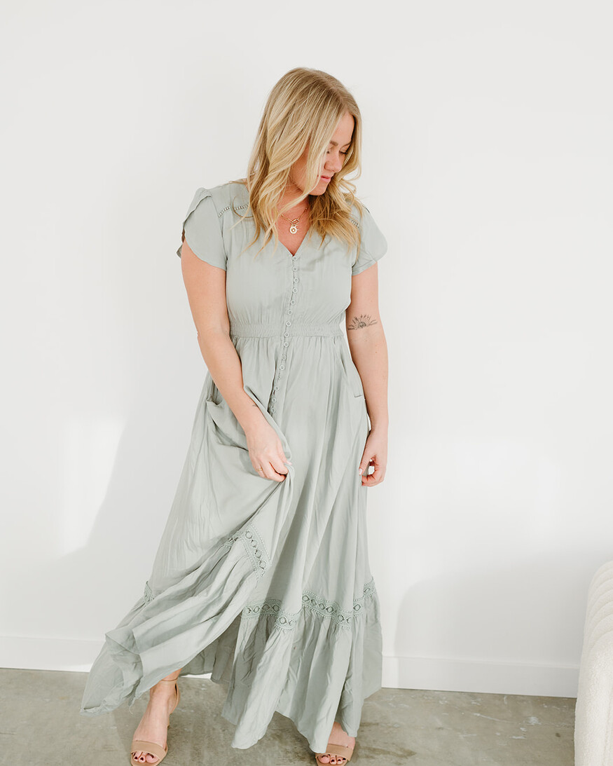 Papillon Pola Solid Maxi Dress