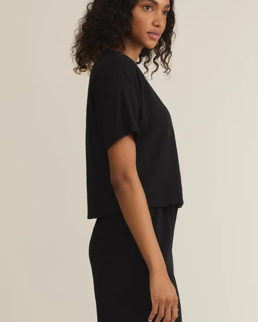 Z-Supply Sway Textured Crop Tee