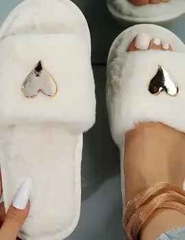 Heart Pendant Slippers