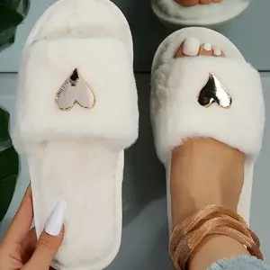 Heart Pendant Slippers