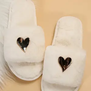 Heart Pendant Slippers