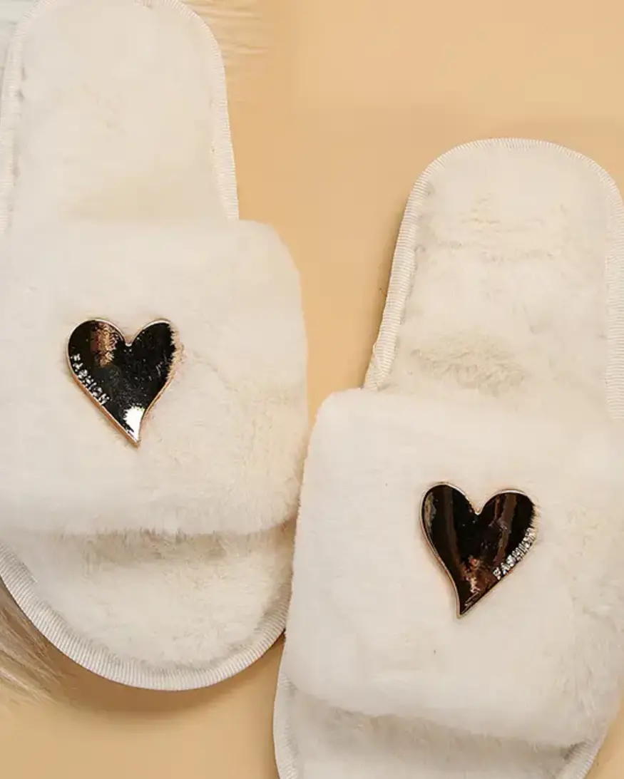Heart Pendant Slippers