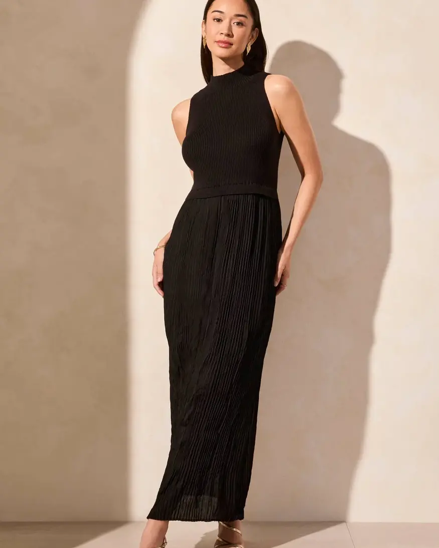 Tribal Reese Twofer Maxi Dress