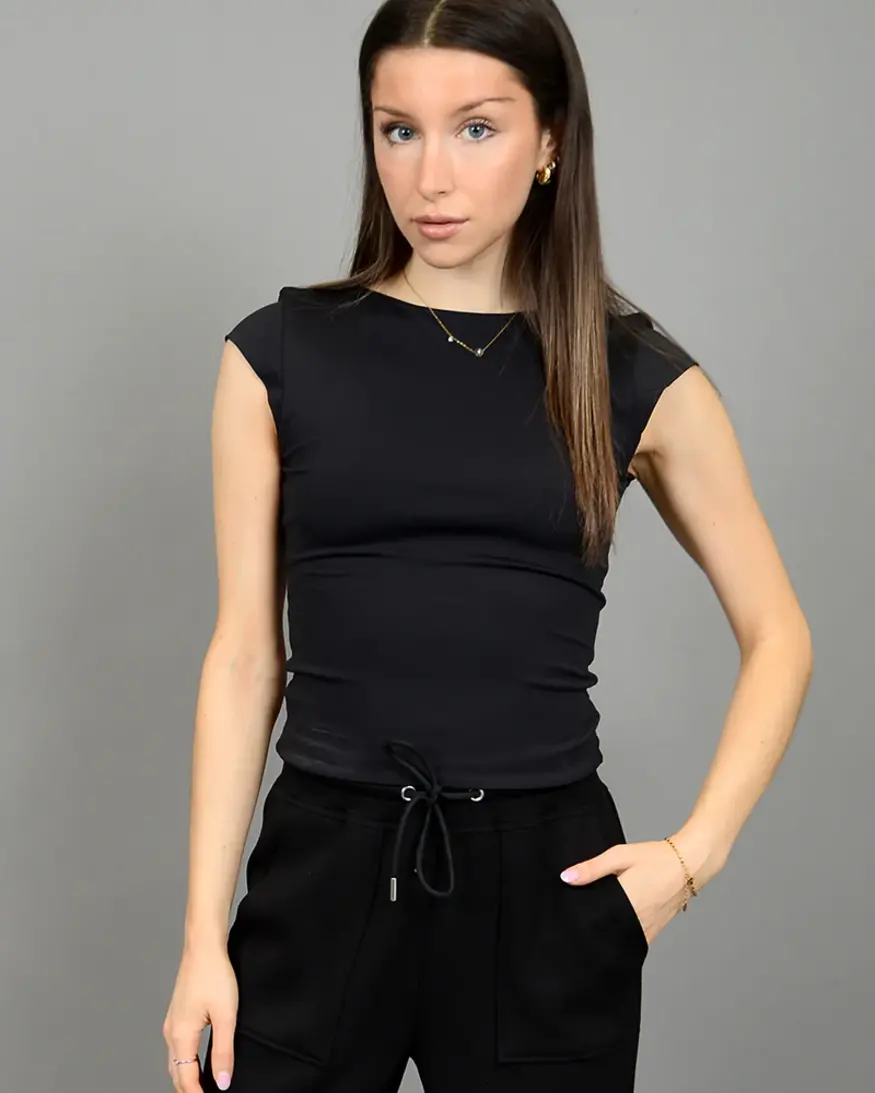 RD Style Brida Cap Sleeve/Boat Neck