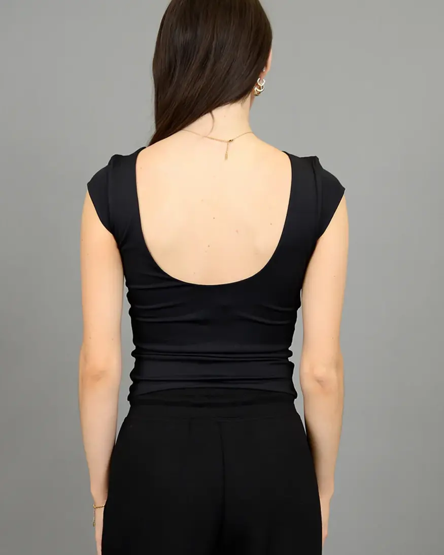 RD Style Brida Cap Sleeve/Boat Neck