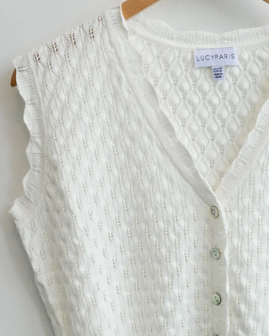 Lucy Paris Cole Knit  Vest