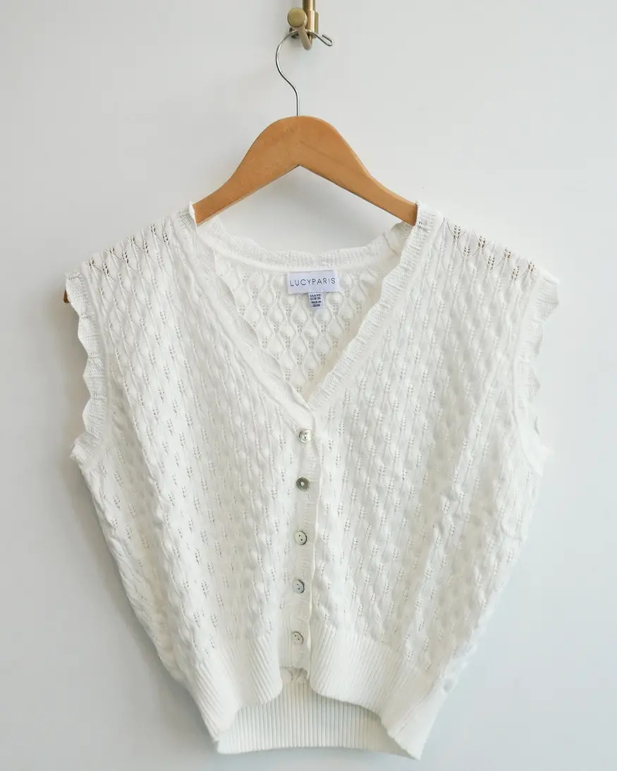 Lucy Paris Cole Knit  Vest