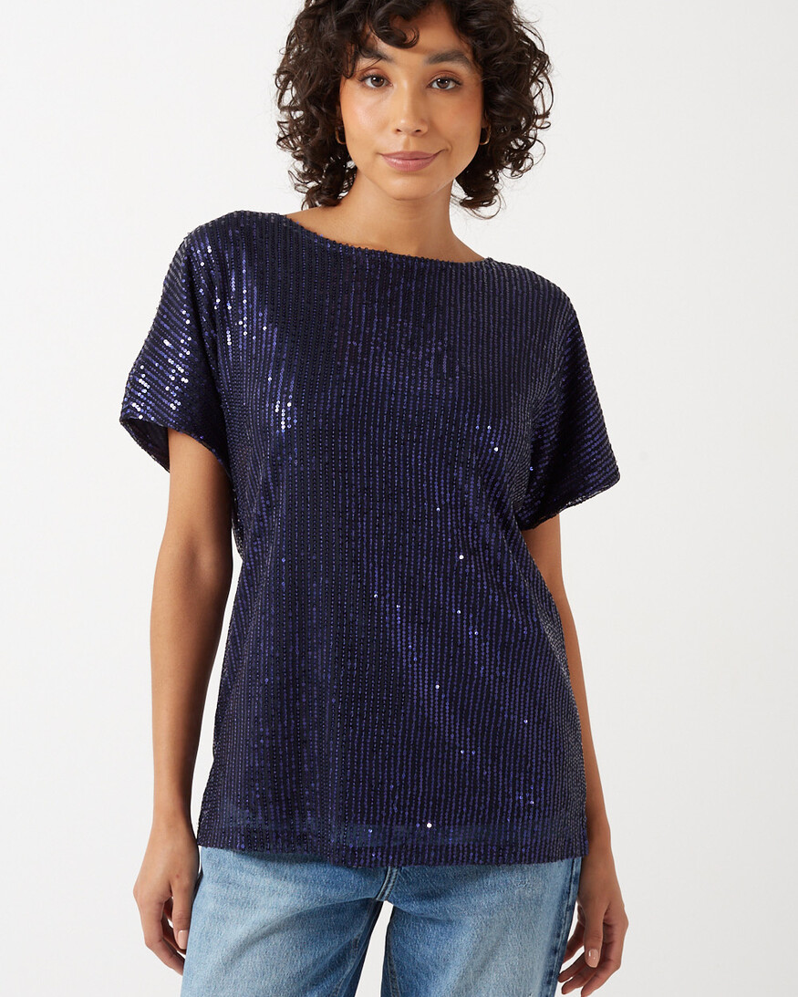 Papillon Whitney Sequin Top