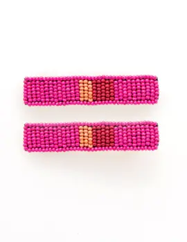 Ink & Alloy Pink/Red/Coral 2 Pack Clip