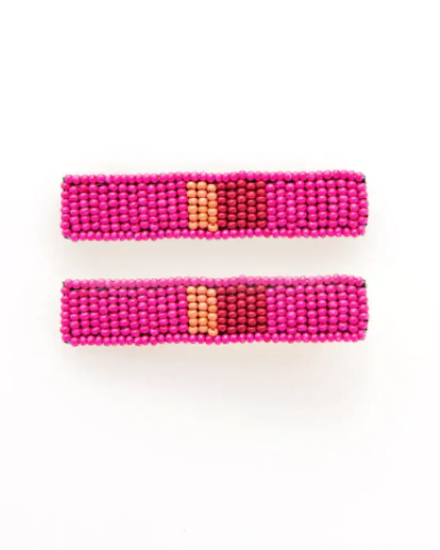 Ink & Alloy Pink/Red/Coral 2 Pack Clip