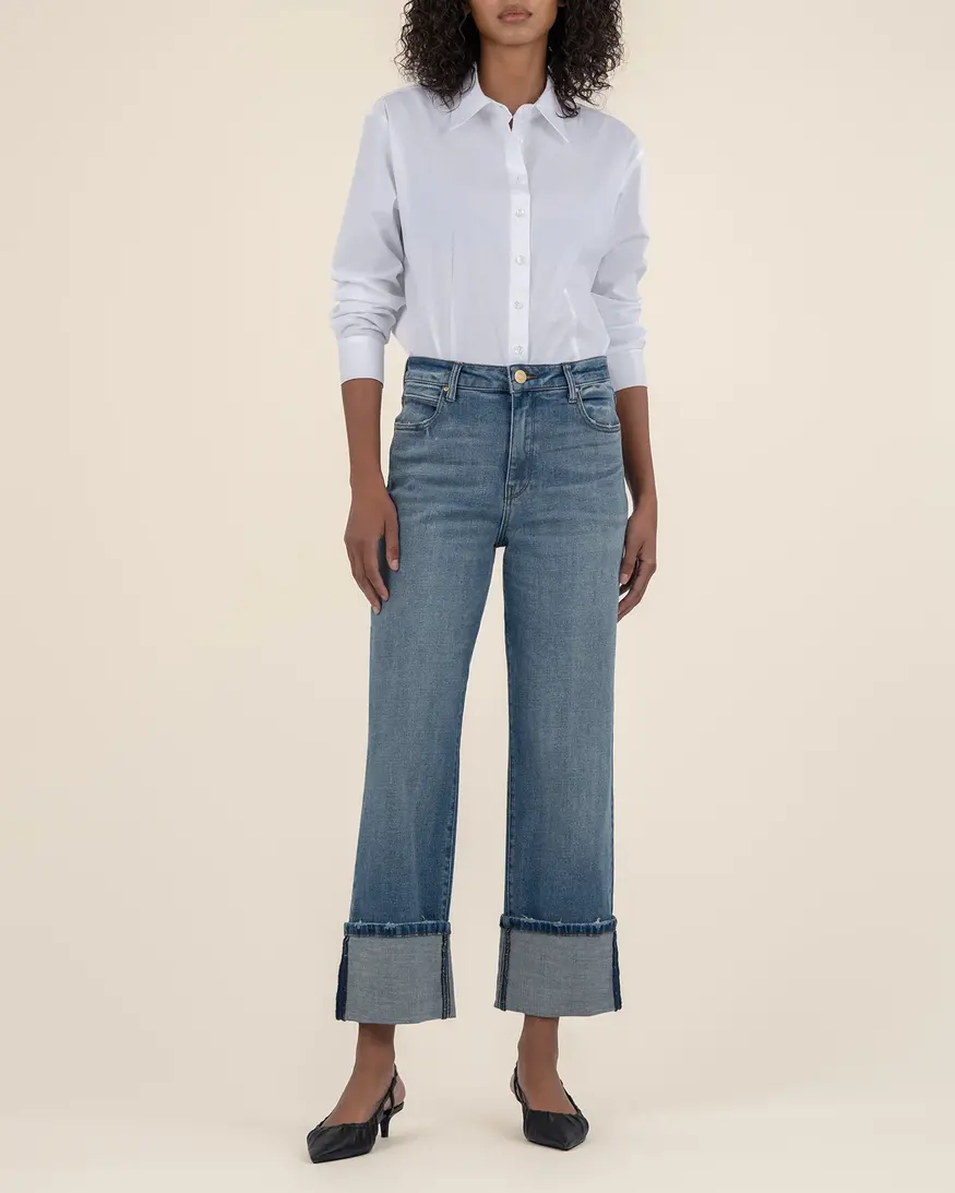 KUT Sienna Wide Leg - 5" Roll Up