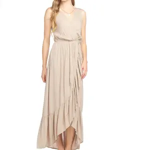 Papillon Flossy Ruffle Trim Maxi