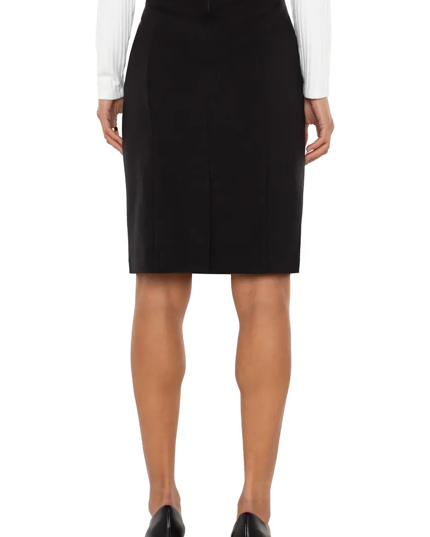 Liverpool Pencil Skirt W/Back Vent