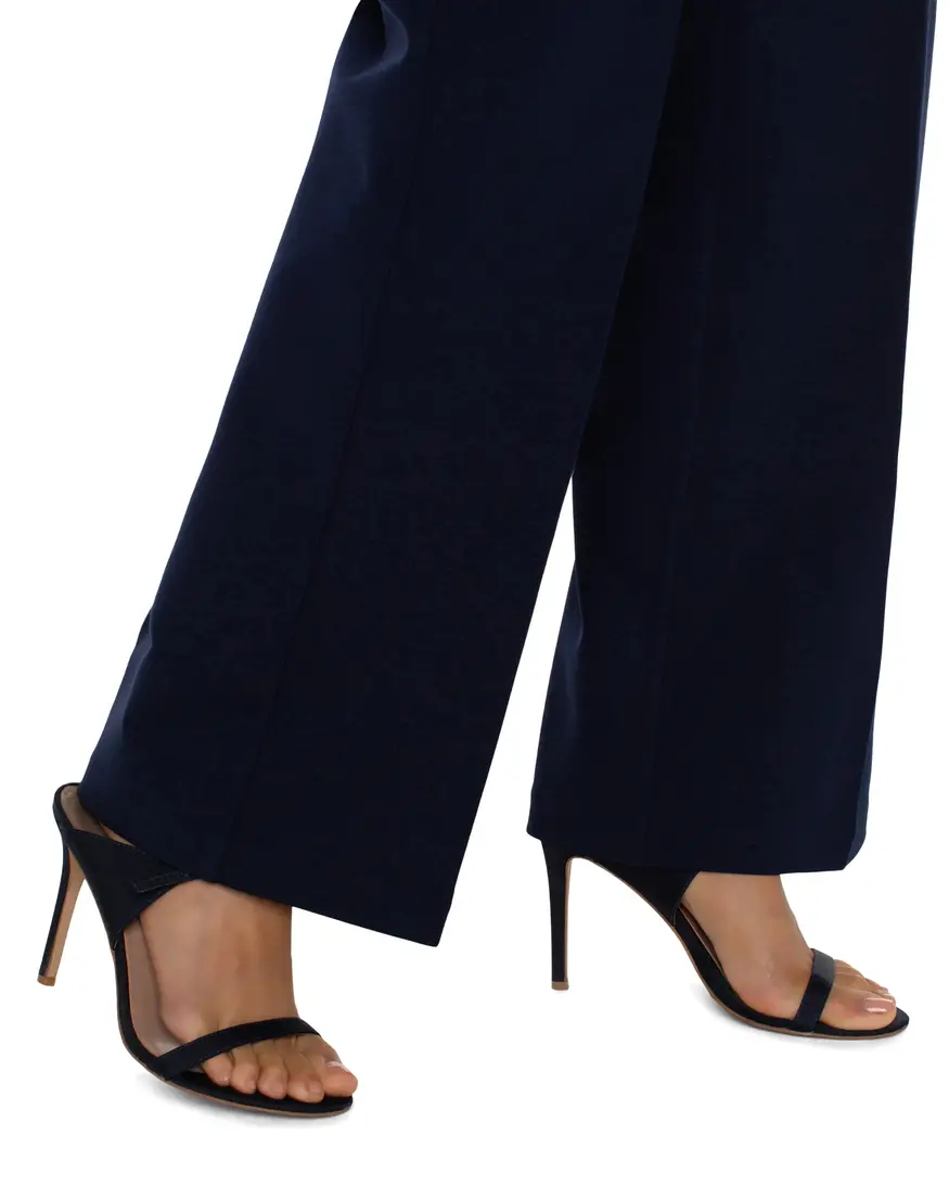 Liverpool Kelsey Crop Wide Leg Trouser