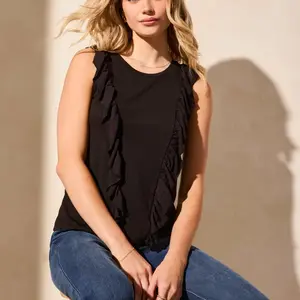 Tribal Remington Ruffle Tank
