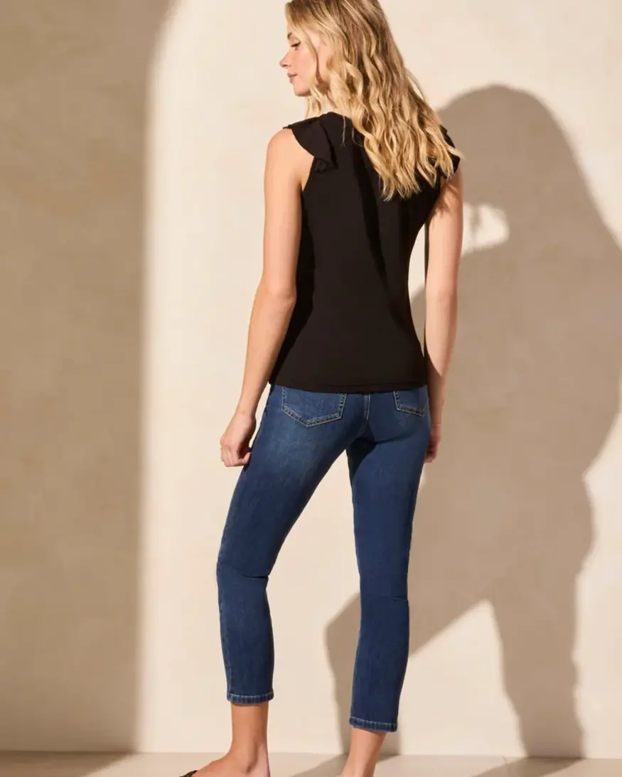 Tribal Remington Ruffle Tank