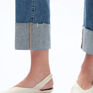Bayeas Lark Roll Hem Straight Leg