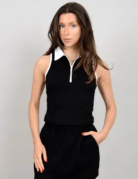 RD Style Tianna 1/2 Zip Polo Tank