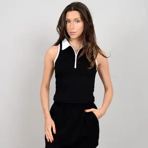 RD Style Tianna 1/2 Zip Polo Tank