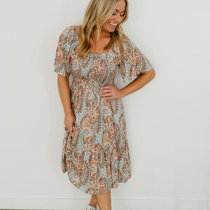 Papillon Fancie Paisley OTS Dress