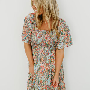 Papillon Fancie Paisley OTS Dress