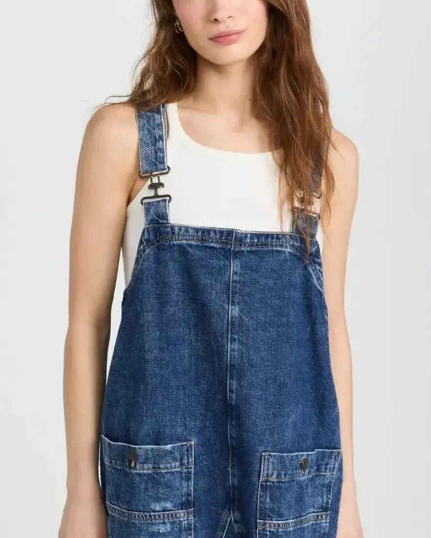 Free People Overall Smock Mini