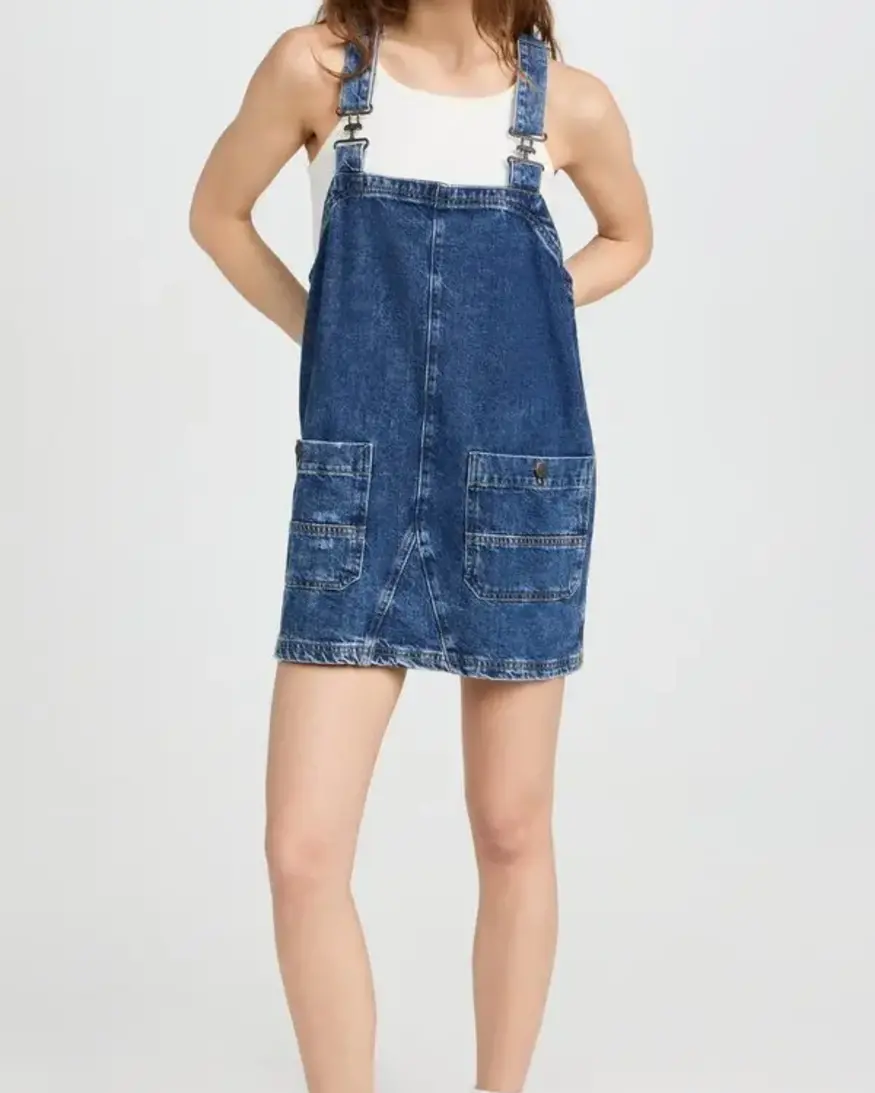 Free People Overall Smock Mini