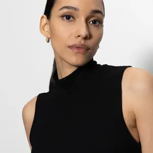 Sanctuary Sleeveless Mock Neck