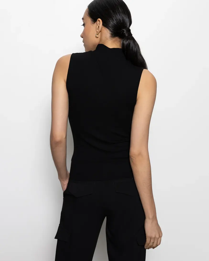 Sanctuary Sleeveless Mock Neck