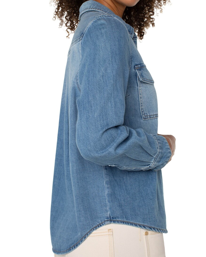 Liverpool BD Denim Top