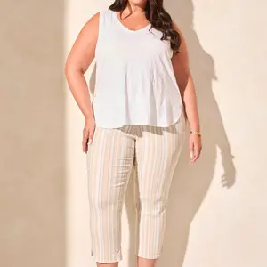 Tribal Rion Curve Hem Tank