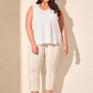 Tribal Rion Curve Hem Tank