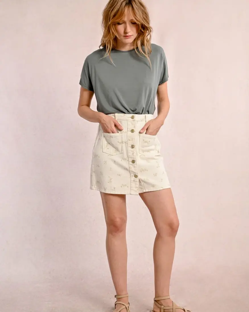 Molly Bracken Meadow Mini Skirt