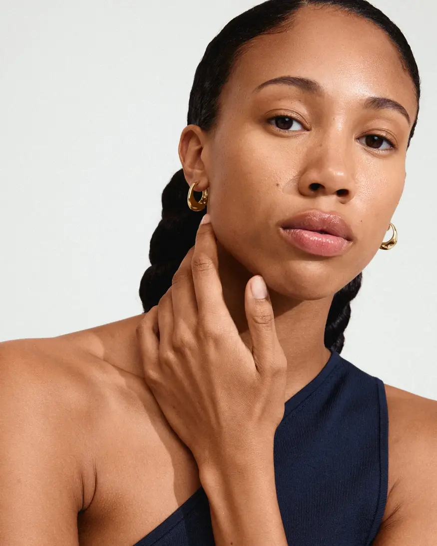 Pilgrim Dune Hoop Earrings