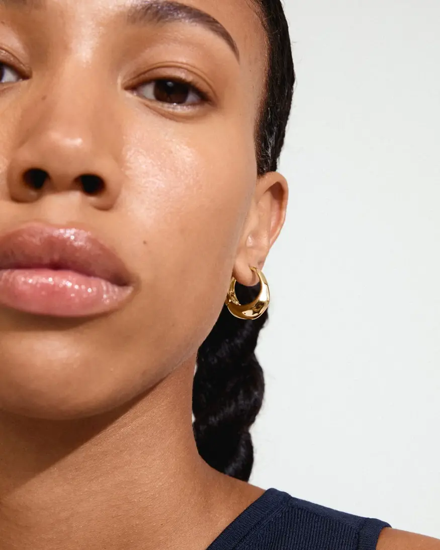 Pilgrim Dune Hoop Earrings