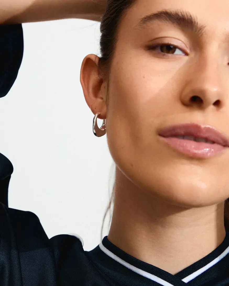 Pilgrim Dune Hoop Earrings