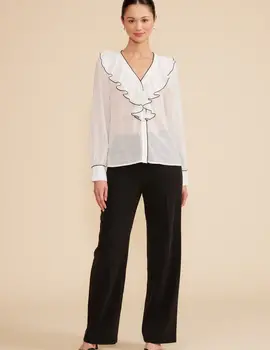 Lucy Paris Rita Ruffle Blouse