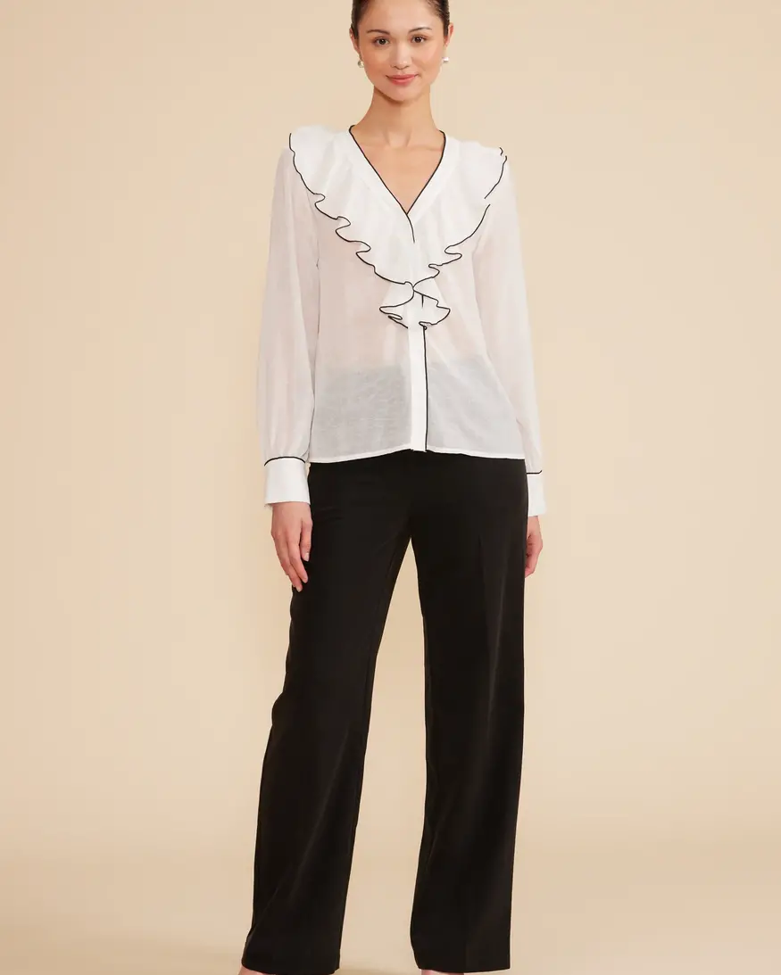 Lucy Paris Rita Ruffle Blouse