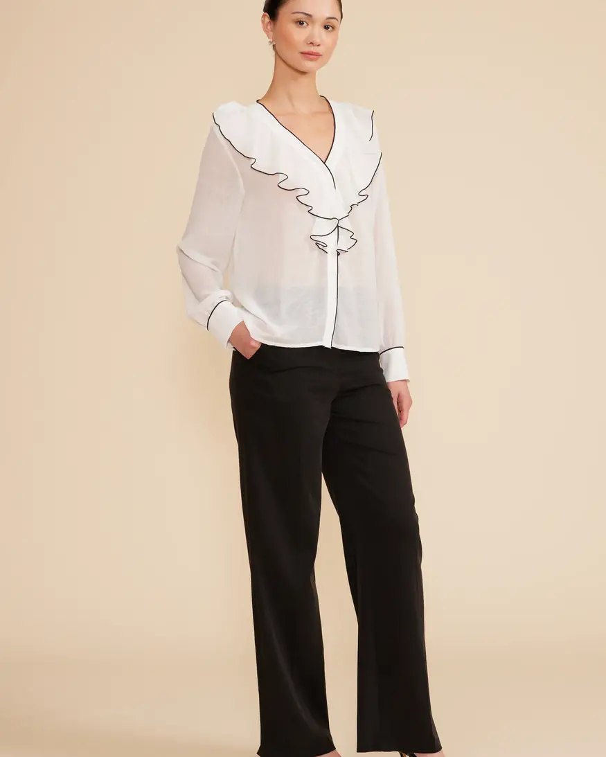 Lucy Paris Rita Ruffle Blouse