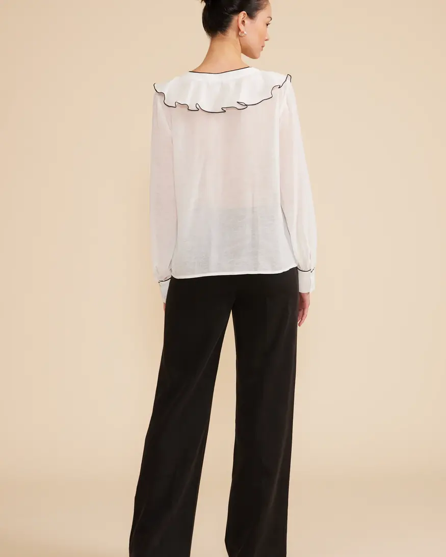 Lucy Paris Rita Ruffle Blouse