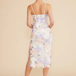 Lucy Paris Alisyn Lace Midi Skirt