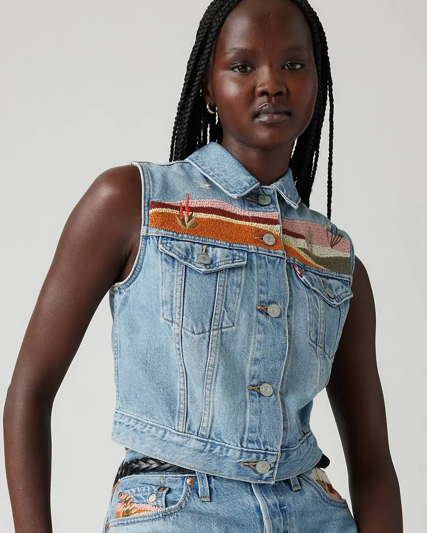 Levi's Embroidered Vest