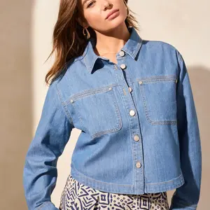 Tribal Reggie Denim Overshirt