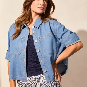 Tribal Reggie Denim Overshirt