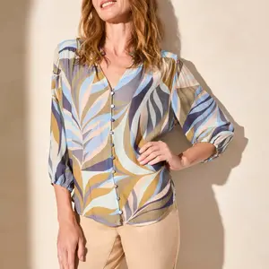 Tribal Rui 3/4 Slv Blouse