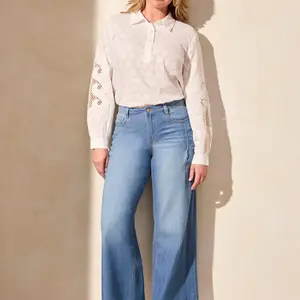 Tribal Audrey Pleated Wide Leg